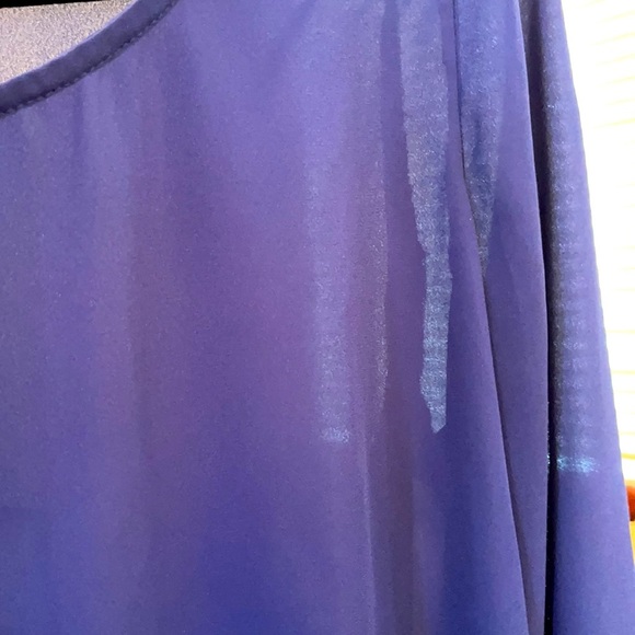 LIBERTY LOVE Woman’s color blocked blouse size Medium - Picture 6 of 7